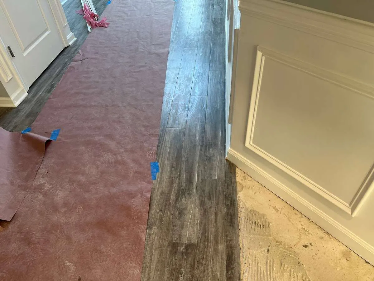 Completed marble shower restoration in Salina